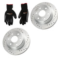 Rear Left&Right Brake Rotors Kit for Cadillac Escalade/Escalade EXT 2002-2006