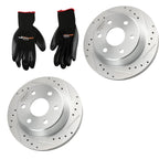 Rear Left&Right Brake Rotors Kit for Cadillac Escalade/Escalade EXT 2002-2006