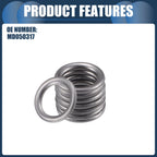 25pcs Oil Drain Plug Gaskets 14mm ID No.MD050317 for Mitsubishi Lancer (2005–2014)