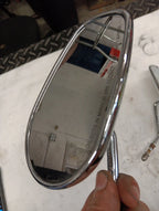 Set of 2 Teardrop Mirrors for Harley Davidson (OEM, Chrome)