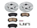 Front Brake Pad and Rotor Kit for Mazda 6 (2003–2005) JH918YF
