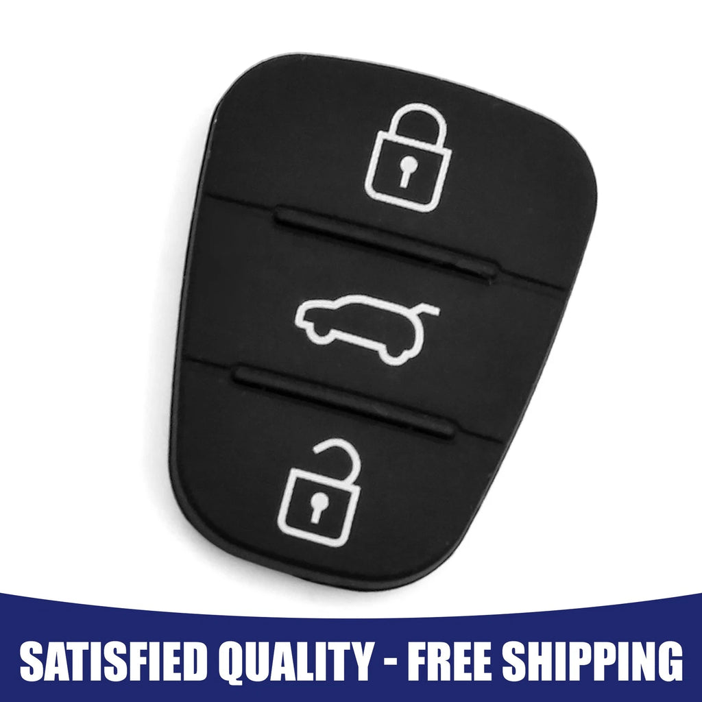 Rubber Key Fob Shell Case for Hyundai 3 Button (1X)
