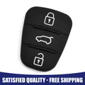 Rubber Key Fob Shell Case for Hyundai 3 Button (1X)