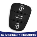 Rubber Key Fob Shell Case for Hyundai 3 Button (1X)