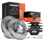 Set of Rear Disc Brake Rotors & Ceramic Pads for BMW 328i 328xi (2007–2008)