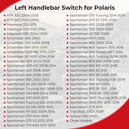 Left Handlebar Stop Switch Headlight 4011835 for Polaris Scrambler Sportsman (1996–2005)