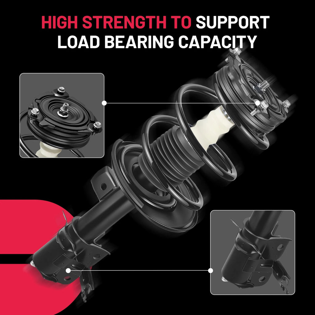 Front Struts & Coil Spring Assembly Sway Bars Kit for Nissan Altima (2013-2018)