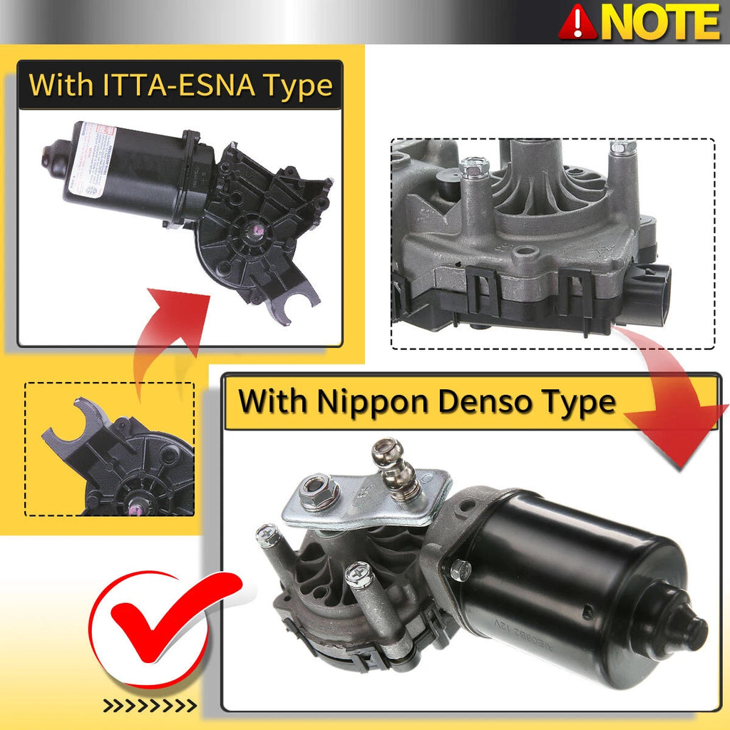 Front Windshield Wiper Motor for Toyota Camry (1997-2001)