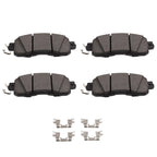 Set of 4 Front and Rear Brake Ceramic Pads for Nissan Altima (2013–2017)