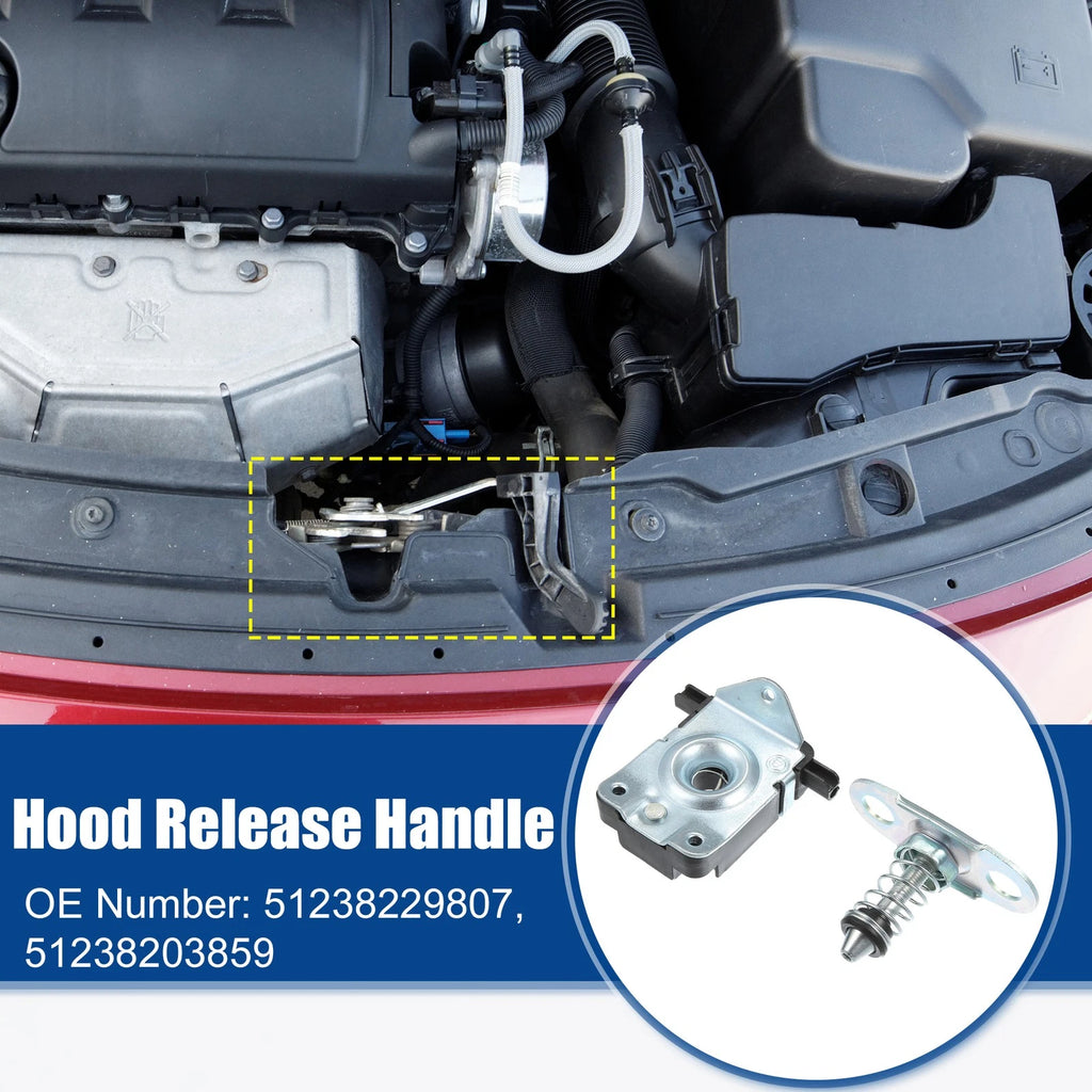 Set of 1 Hood Latch Lock Actuator Assembly for BMW (703820081401)