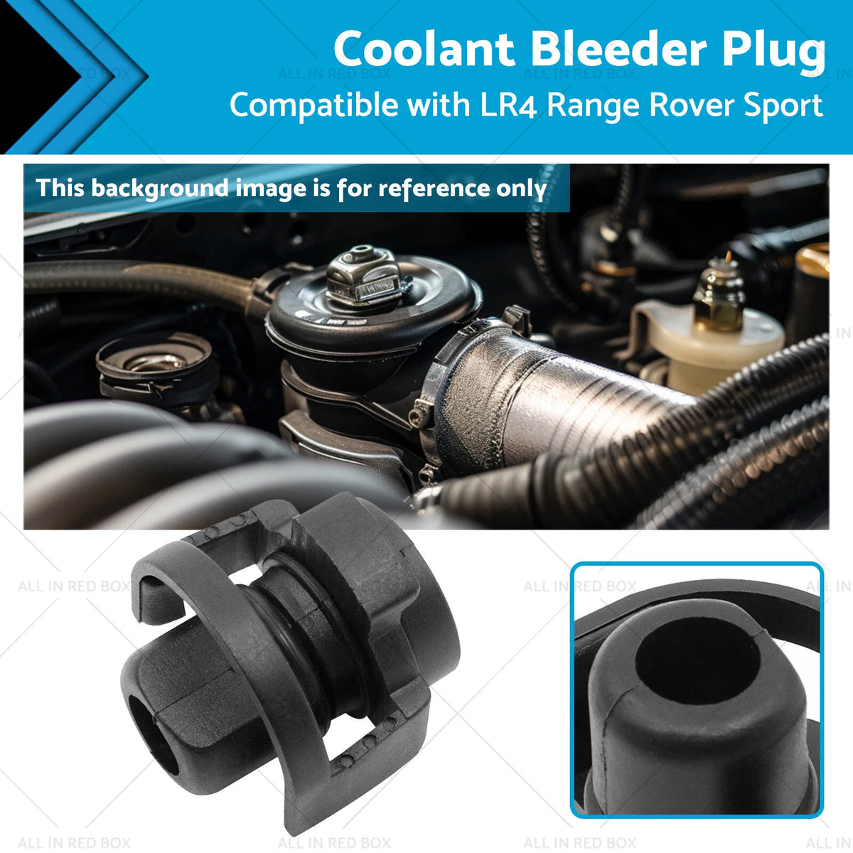 Coolant Bleeder Plug for Land Rover LR4, Range Rover Sport (2010–2016)