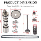 Rocker Arm Camshaft Gear Timing Chain & Valve Kit for Polaris Ranger (2005–2014)