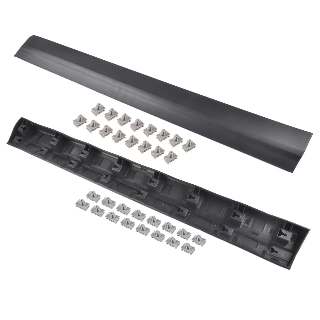 2X Front Lower Door Trim Molding for Cadillac XT5 (2017-2025) Black