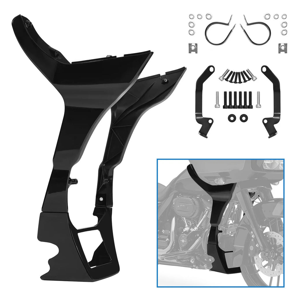 Painted Fairing Spoilers Cover Kit for Harley Road Glide FLTRX/FLTRXS (2017–Present)