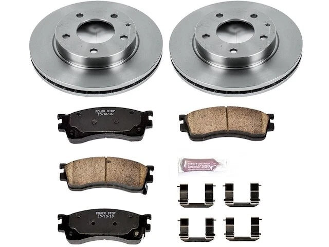 Front Brake Pad and Rotor Kit for Mazda Protege 2001–2003 DP446HQ