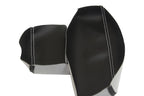 Leather Console Lid Armrest Cover for Audi Q7 (2007–2015) White Stitch