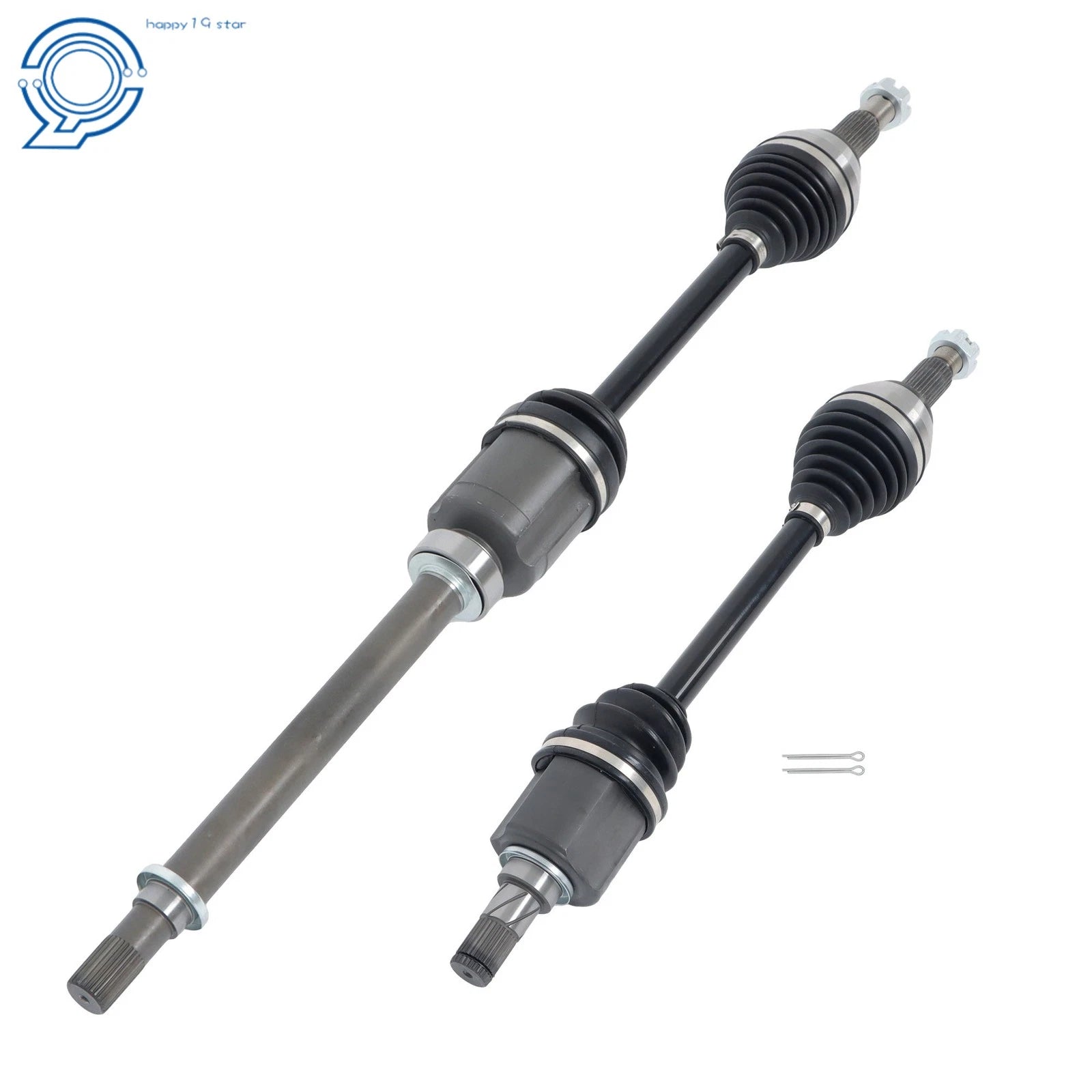 Set of 2 CV Axle Shafts for Nissan Rogue (2008–2015) FWD