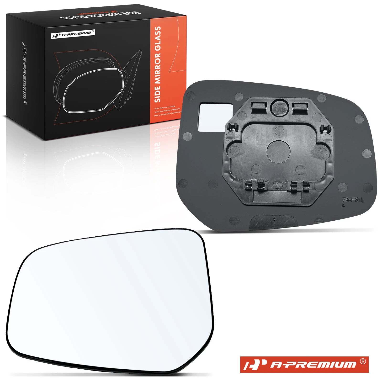 Driver Manual Mirror Glass for Mitsubishi Mirage G4 (2017–2023)