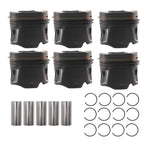 6pcs Piston with Rings for Jeep Grand Cherokee (2011–2020) EXF 68147228AA 83mm