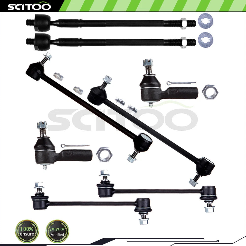 Set of 2 Tie Rod Ends & Sway Bar End Links for Lexus RX300 (1999–2003)