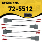 Set of 4 Speaker Wire Adapter Harness Connectors for Mazda B2300/B3000/B4000 (1995–1997)