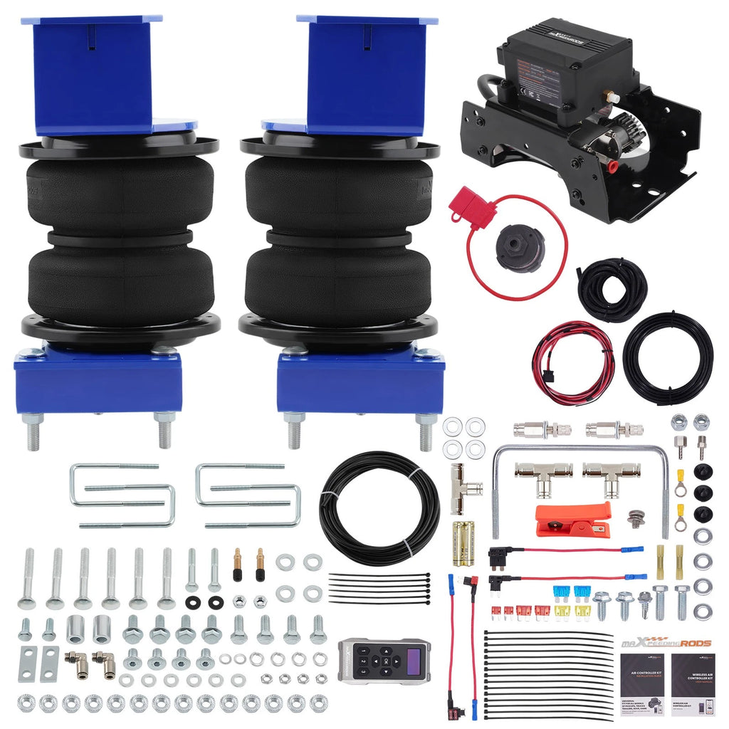 Wireless Compressor Kit + Air Spring Bags for GMC Sierra 1500 4WD (2019–2022)