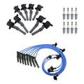 NGK Ignition Coil Wires & 8 Ruthenium Spark Plugs for Grand Marquis (1992–2011)