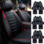 Full Set Leather Car Seat Covers for Toyota Tacoma (2016–2023)