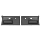 Pair of Black Inner Door Panels for Chevy Pickup Truck (1981–1987) PP LH+RH