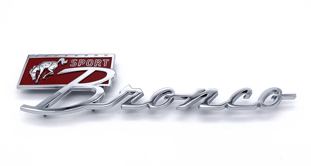 Fender Emblem Red Fill Replacement for Ford Bronco (1967–1977)