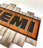 Vintage Wooden Plaque Sign for Dodge Hemi (31 1/4 x 23 1/2)