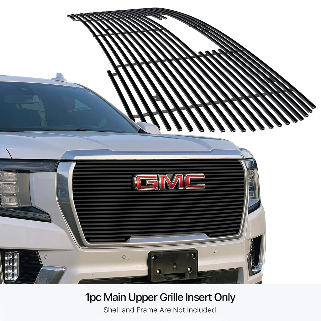 Stainless Black Billet Grille Insert for GMC Yukon Denali (2021-2024)