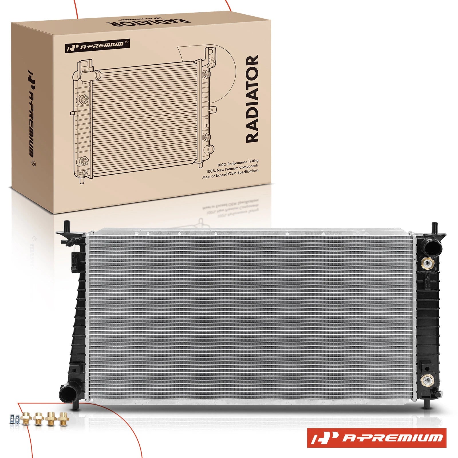 Radiator with Trans Oil Cooler for Ford F-150 F-250 (1997–1998)