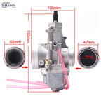 Carburetor TM38-86 38mm Flat Slide for