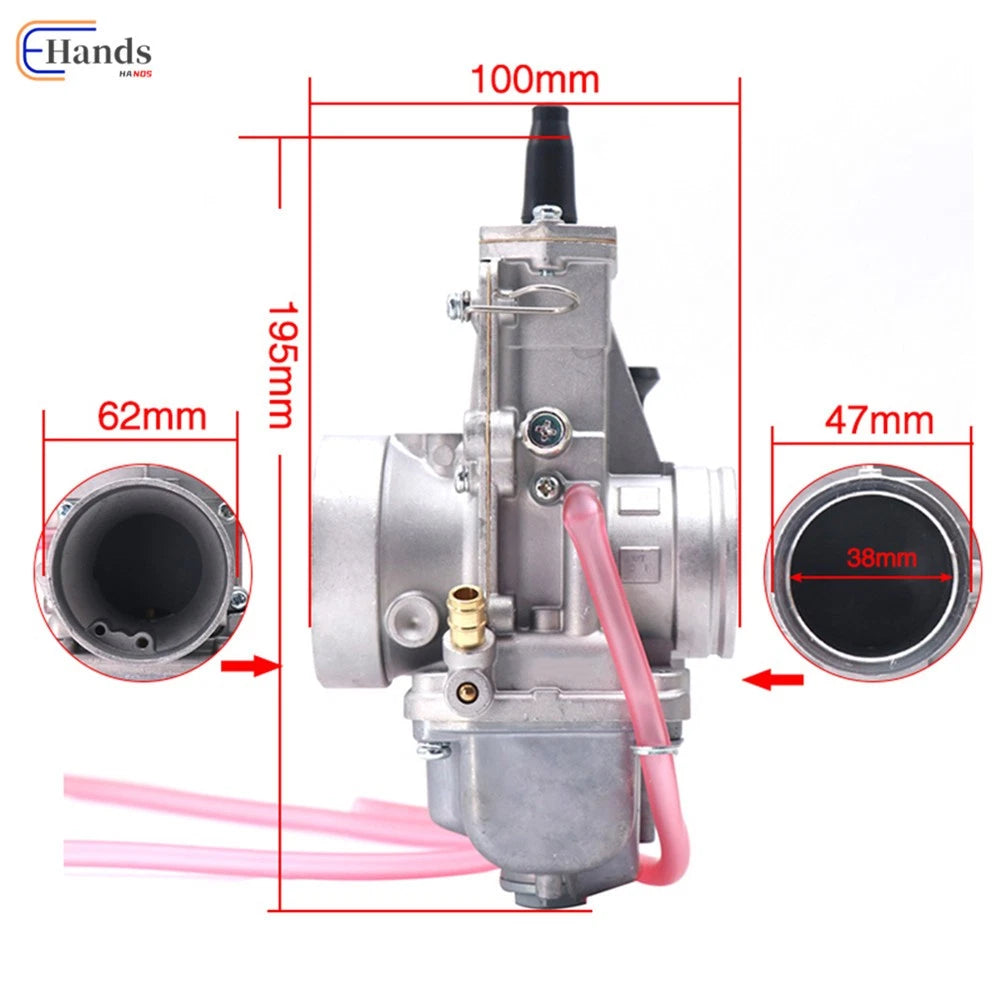 Carburetor TM38-86 38mm Flat Slide for