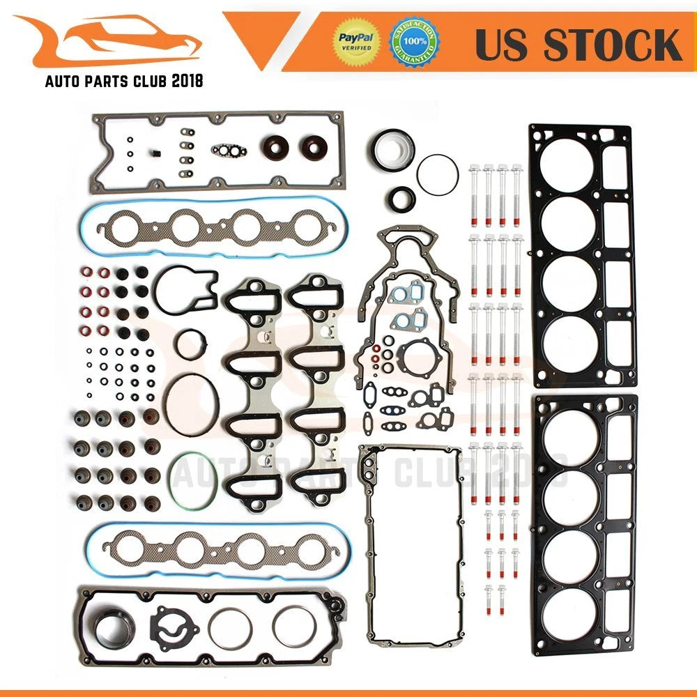Full Gasket Set with Head Bolts for Chevrolet Silverado 2500 HD (2004–2006)