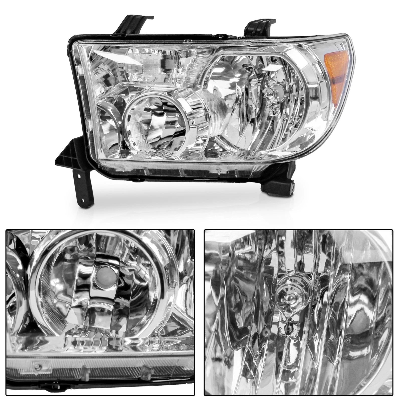 Pair of Headlights for Toyota Tundra (2007–2013) & Sequoia (2008–2017)