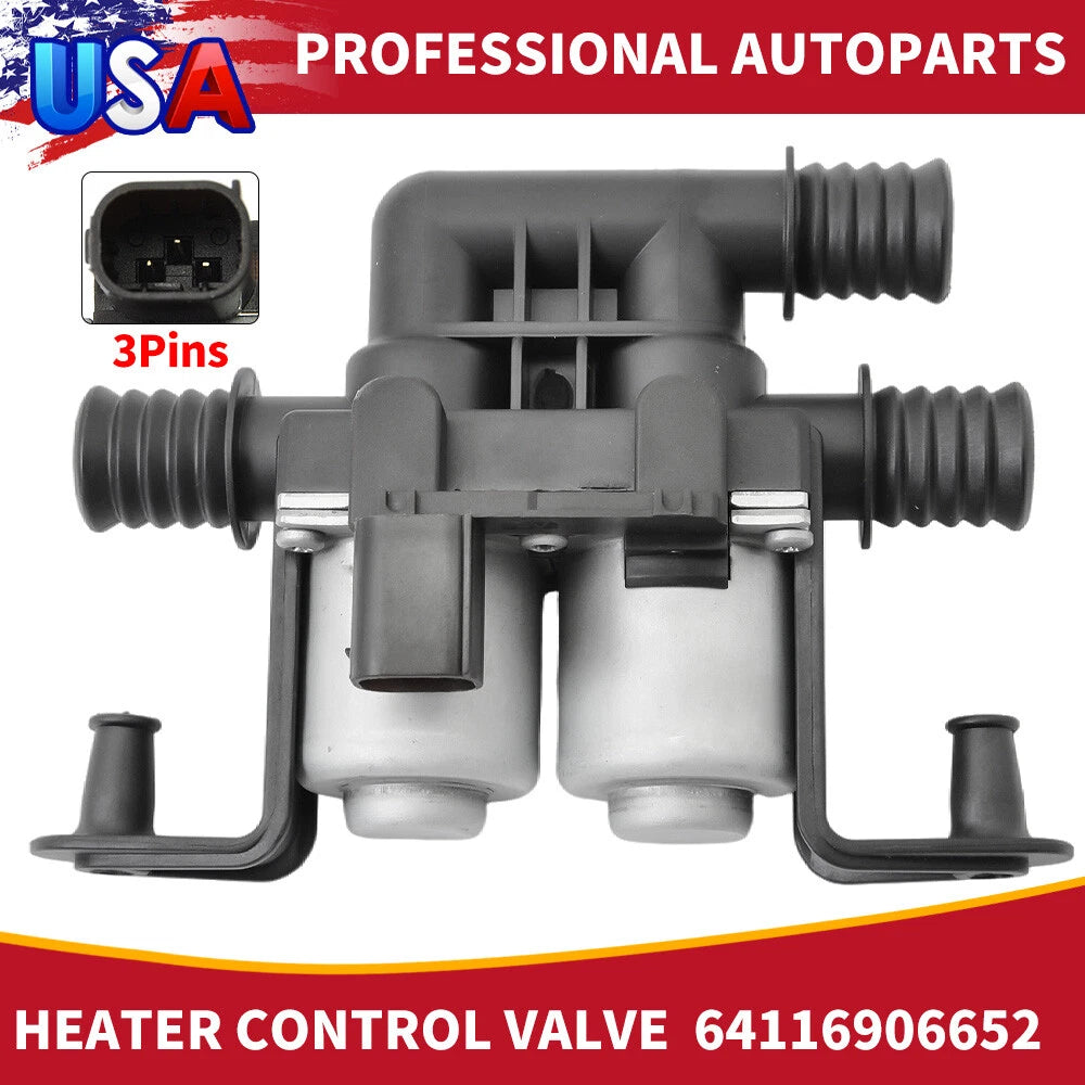Heater Control Valve for BMW E60 E63 E64 E65 M5 525i 528i 535i 545i 745i 750i (2001–2010)