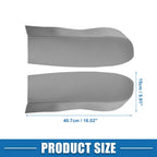 Set of 2 Front Door Panel Armrest Covers for Toyota Prius (2004–2009) Gray