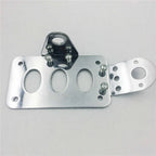License Plate Holder Bracket for Harley Bobber Chopper (Chrome)