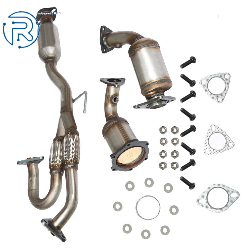 Set of 3 Catalytic Converters for Nissan Murano (2003–2007)