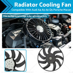 Radiator Cooling Fan Left for Audi A5 8T3 8TA (2007–2017)