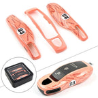 Pink Pig Case Shell Cover for Porsche Cayenne Panamera 911 Key Fob (2010–2020)