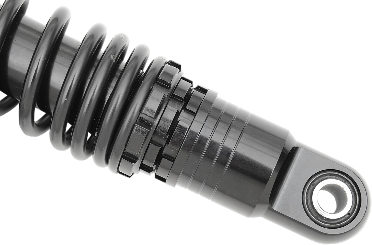 Premium Ride-Height Adjustable Shocks for Drag Specialties (Black)