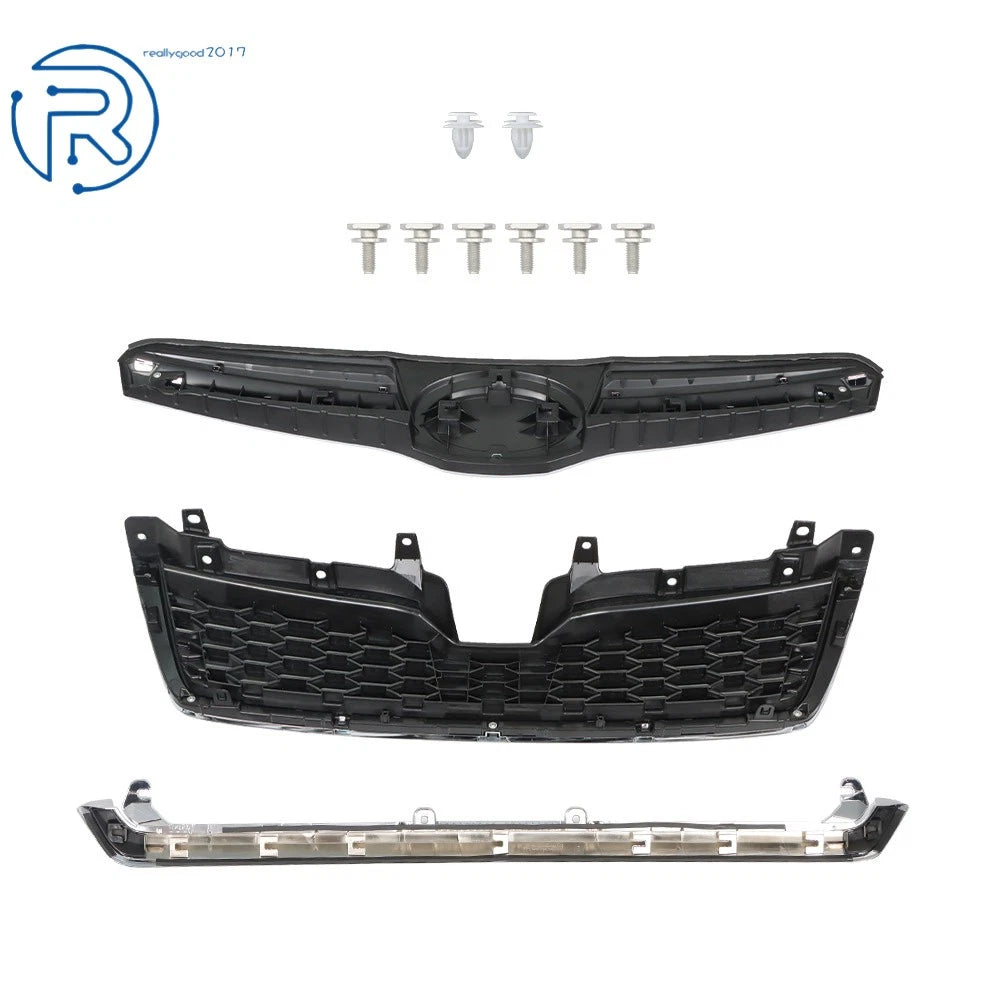 Factory Style Grille for Subaru Forester (2014-2018) Honeycomb Chrome