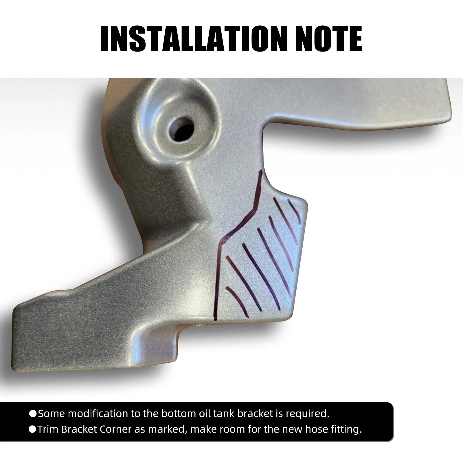 Long Oil Drain Tool Release Hose Kit for KTM 990 LC8 Adventure (2007–2012)