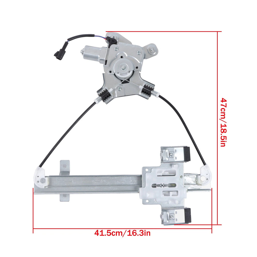 Power Window Regulator with Motor for Cadillac Chevrolet GMC (2007–2014)