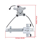 Power Window Regulator with Motor for Cadillac Chevrolet GMC (2007–2014)