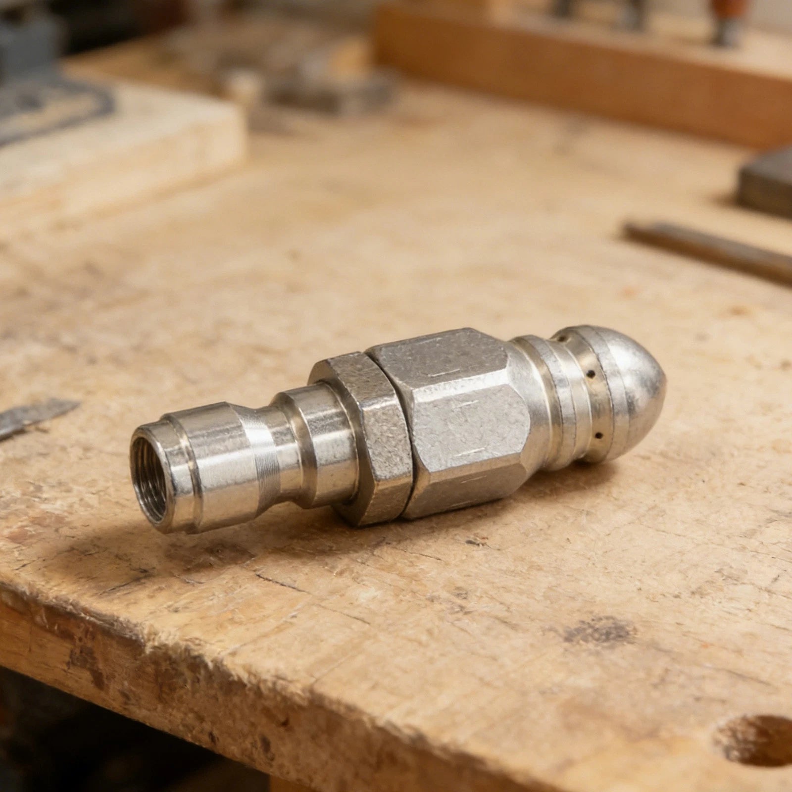 Stainless Steel Sewer Jet Nozzle Set for Effective Pipe Cleaning (5000 PSI)
