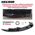 Gloss Black Front Bumper Lip Spoiler for BMW F10 5 Series (2011–2016)